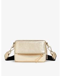 Whistles - Bibi Metallic-Leather Cross-Body Bag - Lyst