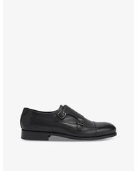 Kurt Geiger - Sloane Leather Monk Shoes - Lyst