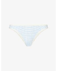 Cheap Monday - Somerset Checked Bikini Bottoms - Lyst