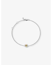 Monica Vinader - November Birthstone Citrine And Sterling- Bracelet - Lyst