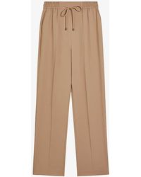 Ted Baker - Laurai Straight-leg Mid-rise Woven Trousers - Lyst