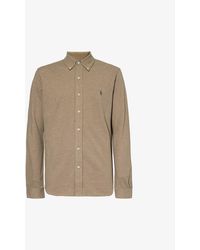 Polo Ralph Lauren - Brand-embroidered Regular-fit Cotton Shirt X - Lyst