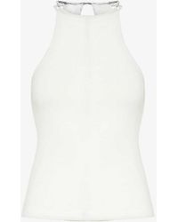 Dion Lee - Barball Bead-embellished Organic-cotton Top - Lyst