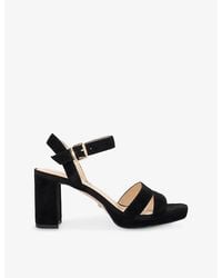 Dune - Manifesting Mini Suede Platform Sandals - Lyst