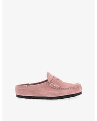 Birkenstock - Naples Wrapped Suede Clogs - Lyst