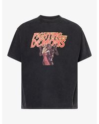 Not Boring - Fighting My Demons Graphic-Print Cotton T-Shirt - Lyst