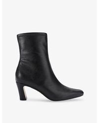 Steve Madden - Willah Heeled Faux-Leather Ankle Boots - Lyst