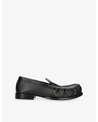 Dries Van Noten - Round-Toe Leather Loafers - Lyst