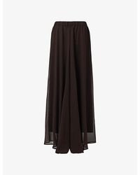 eem - Elasticated-Waist Wide-Leg Woven Trousers - Lyst
