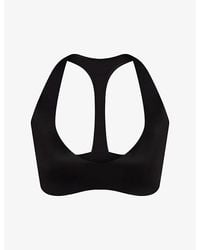 NikeSKIMS - Satin Shine Plunge Sports Bra - Lyst