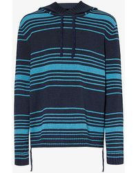 Craig Green - Striped Tassel-embellished Cotton-blend Hoody - Lyst