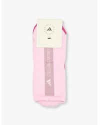 adidas By Stella McCartney - Branded Pack Of Two Stretch-recycled Nylon Sock - Lyst