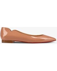 Christian Louboutin - Hot Chickita Pointed-toe Patent-leather Pumps - Lyst