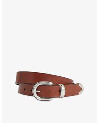 Reiss - Jonny Leather Belt - Lyst