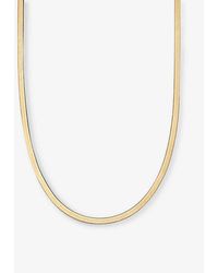 Astley Clarke - Celestial Snake-chain 18ct Yellow Gold-plated Vermeil Sterling-silver Necklace - Lyst