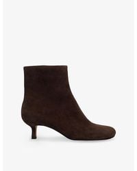 Dune - Orina Suede Heeled Ankle Boots - Lyst
