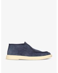 Officine Creative - Bones Slip-On Suede Boots - Lyst