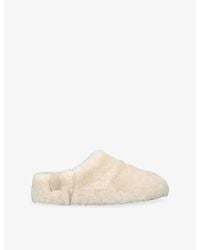 UGG - Elea Fluffed Slip-On Shearling Slippers - Lyst