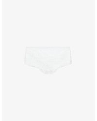 Aubade - Toujours St Tropez Mid-rise Stretch-lace Brief - Lyst