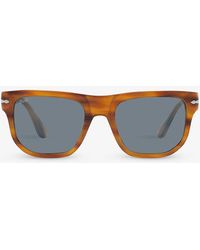 Persol - Po3306s Pillow-frame Tortoiseshell Acetate Sunglasses - Lyst