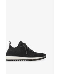 Jimmy Choo - Veles Knitted Glitter Sneakers - Lyst