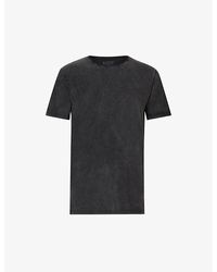 AllSaints - Bodega Stretch-cotton Jersey T-shirt X - Lyst