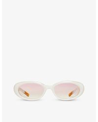 Gentle Monster - Bandoneon S Wc6 Oval-frame Acetate Sunglasses - Lyst