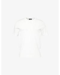 dunhill - Brand-Embroidery Short-Sleeves Cotton-Jersey T-Shirt - Lyst