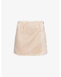 Amy Lynn - Clarisee Sequin Woven Mini Skirt - Lyst