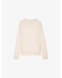 Zadig & Voltaire - Cici Star-Patch Cashmere Jumper - Lyst