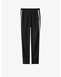 Zadig & Voltaire - Paula Side-Stripe Woven Trousers - Lyst