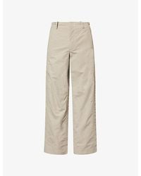 Jonathan Simkhai - Nicolas Straight-Leg Tech Woven Trousers - Lyst