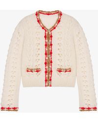 Maje Cotton Moulinette Contrast Trim 