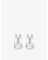 Thomas Sabo - Trapezoidal Chunky 925 Sterling Hoop Earrings - Lyst