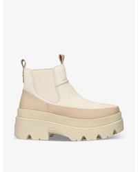 UGG - Brisbane Ridged-sole Faux-leather Chelsea Boots - Lyst