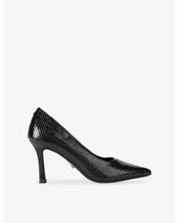 Carvela Kurt Geiger - Corletta Faux-Leather Heeled Courts - Lyst