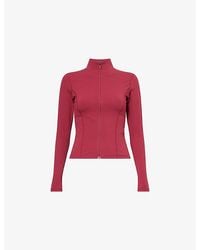 BO+TEE - Slim-Fit High-Neck Stretch-Woven Track Jacket - Lyst