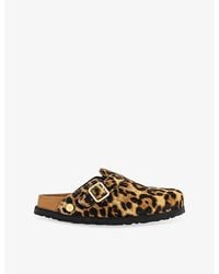Birkenstock - 1774 Boston Calf-Hair Clogs - Lyst