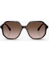 Swarovski - Sk6003 Irregular-frame Tortoiseshell Acetate Sunglasses - Lyst