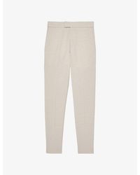Reiss - Found Slim-Fit Stretch-Woven Trousers - Lyst