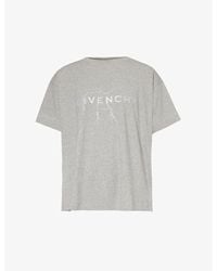 Givenchy - Graphic-print Boxy-fit Cotton-jersey T-shirt - Lyst