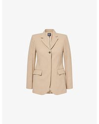 ME+EM - Contour Slim-Fit Woven Blazer - Lyst
