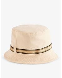 Ted Baker - Alfredo Brand-embroidered Cotton Bucket Hat - Lyst