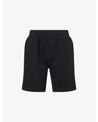Arne - Relaxed-Fit Slip-Pocket Cotton Shorts - Lyst