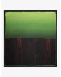 Dries Van Noten - Graphic-Print Silk Scarf - Lyst