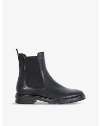 Dune - Poema Cleated-Sole Leather Chelsea Boots - Lyst