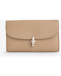 The Row - Sofia Leather Continental Wallet - Lyst