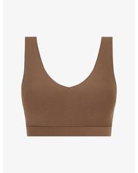 Chantelle - Soft Stretch Smooth V-Neck Crop Top - Lyst