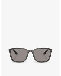 Giorgio Armani - Ar8197 Square-frame Acetate Sunglasses - Lyst