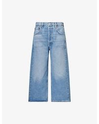 Citizens of Humanity - Vintage Culotte Wide-Leg Denim Jeans - Lyst